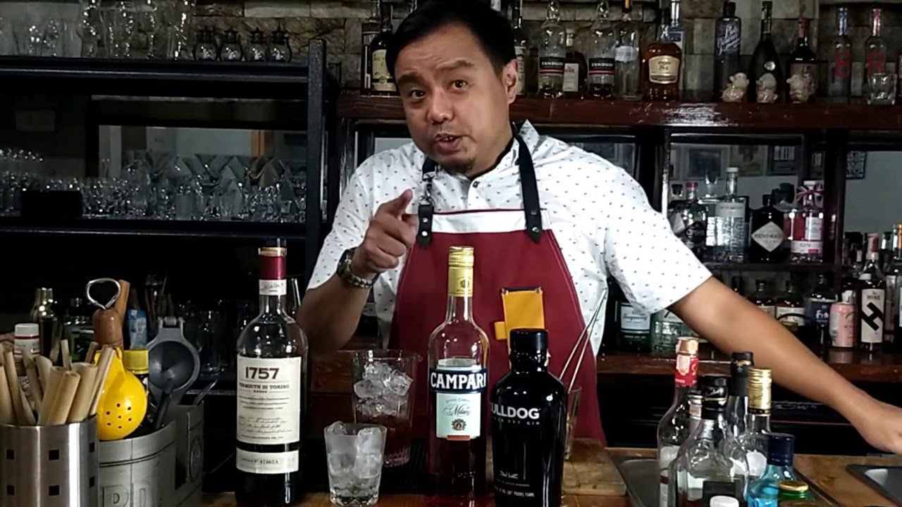 How to Make A NEGRONI #negroni #nonegroniwithoutcampari #tesda