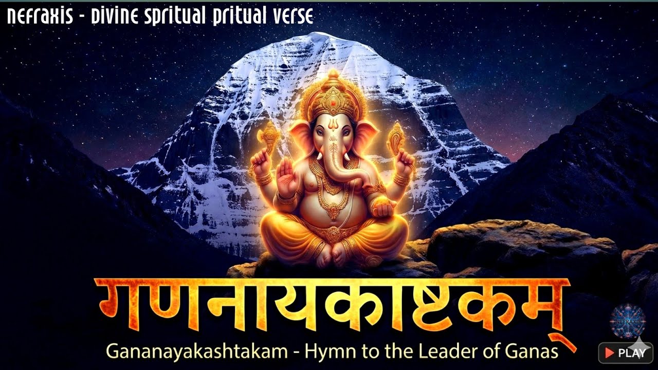 Gana Nayakashtakam - Hymn to the Leader of Ganas | Nefraxis Divine Spritual Verse 