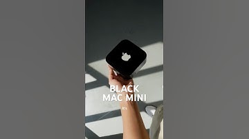 This might be the first black M4 Mac Mini, and it’s the perfect match for our black keyboards!