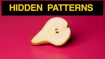 Hidden patterns inside fruit and vegetables