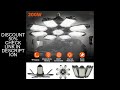 200W Powerful Garage Light LED Foldable LED Bulbs E27 Adjustable Multi Panel Ceiling Lamp For Worksh