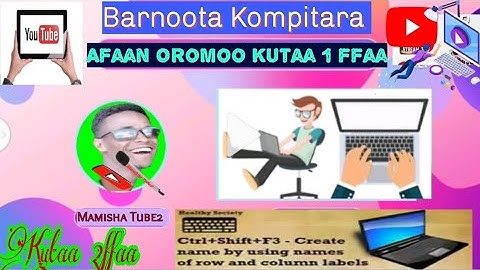 Barnoota Computer Afaan Oromoon KUTTA 2 FFAA |PERSIAN COMPUTER  ICT LEARNING