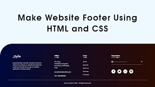 Learn To Design Flipkart Footer Page | Html & Css | For Beginners | CodeWithThakur