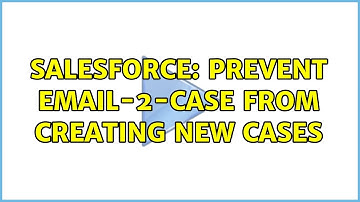 Salesforce: prevent email-2-case from creating new cases (2 Solutions!!)