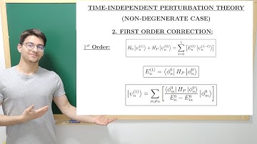 PERT. THEORY FOR Q.M. (NON-DEGENERATE): #2 FIRST ORDER CORRECTIONS