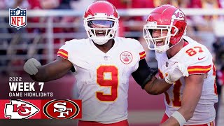 Kansas City Chiefs vs. San Francisco 49ers | 2022 Week 7 Game Highlights