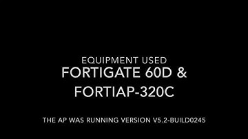 Fortinet Roque AP Test