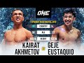 Kairat Akhmetov vs. Geje Eustaquio | Full Fight Replay