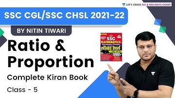 Ratio & Proportion | Complete Kiran Book | Class - 5 | All SSC Exams | Maths by Nitin Sir