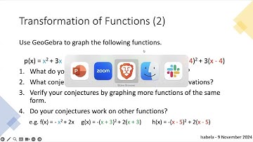 Function Art Webinar (Part 4 of 8) - Horizontal Translation of Functions