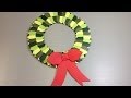 Origami Modular Christmas Wreath - Make Your Own