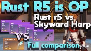 Rust r5 vs skyward harp r1 [FULL COMPARISON VIDEO]