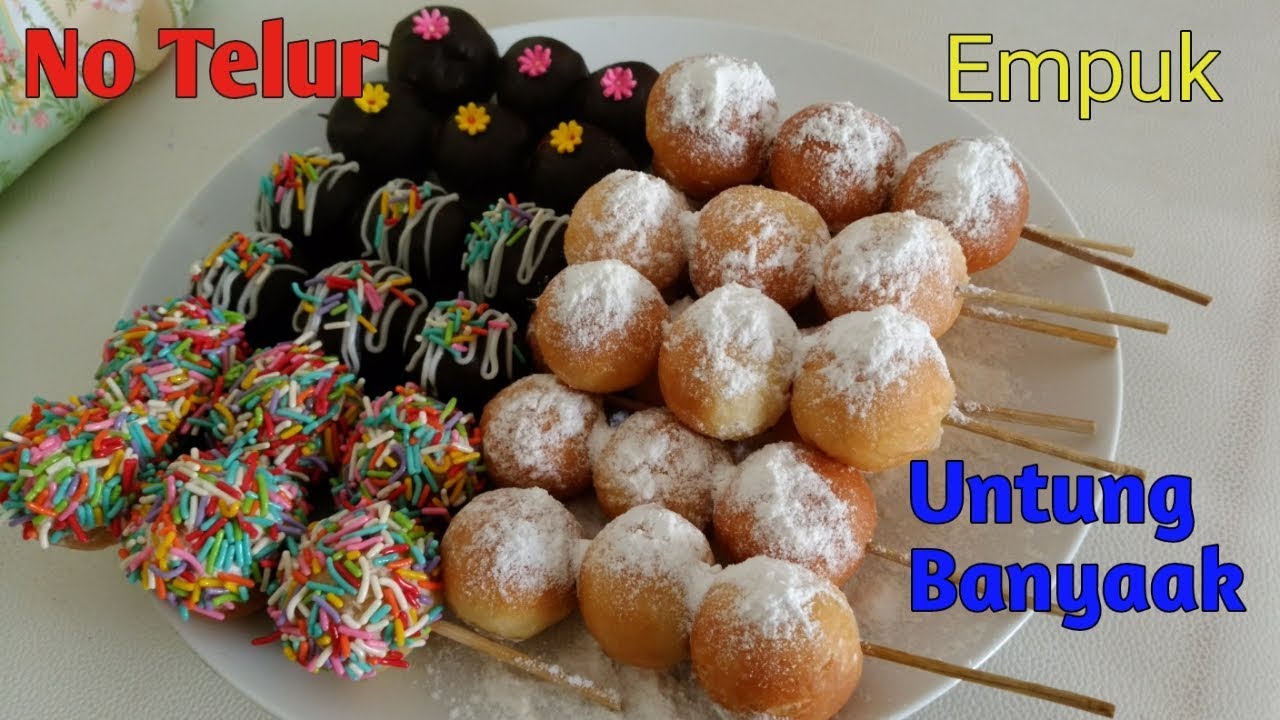 Cara Membuat Donat Sate : Resep Sate Donat Cokelat A La Selera