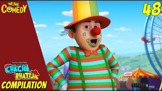 Chacha Bhatija Cartoon In Hindi New Compilation 48 New Cartoons Wow Kidz Comedy