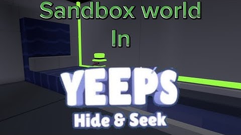 My Sandbox map in Yeeps @YeepsVR_