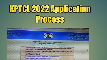KPTCL Recruitment 2022 | Application Process | Bijapur #shivupatil #kptcl #kptcl2022 #hescom