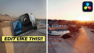 How to COLOR GRADE GOPRO VIDEO for CINEMATIC FPV (FREE LUT DOWNLOAD)