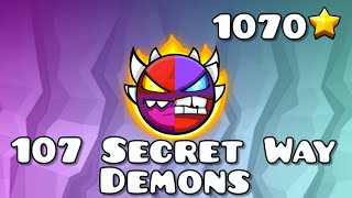 The Ultimate Unpatched Secret Way Demon Collection | Geometry Dash