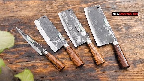 BỘ DAO BẾP ĐA NĂNG PHÙ HỢP VỚI MỌI GIA ĐÌNH VIỆT - HÀNG CHUẨN CỦA HTX DAO PHÚC SEN