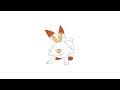 Scorbunny evolves