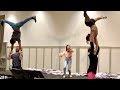 Karolina Protsenko is playing violin with ACROBATS