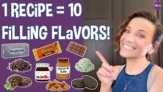 10 Different Fillings From 1 Cream Cheese Icing Recipe!