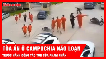 Khoảnh khắc liều lĩnh: Phạm nhân làm hành động táo tợn, ngang nhiên bỏ chạy giữa phiên tòa | Tin tức
