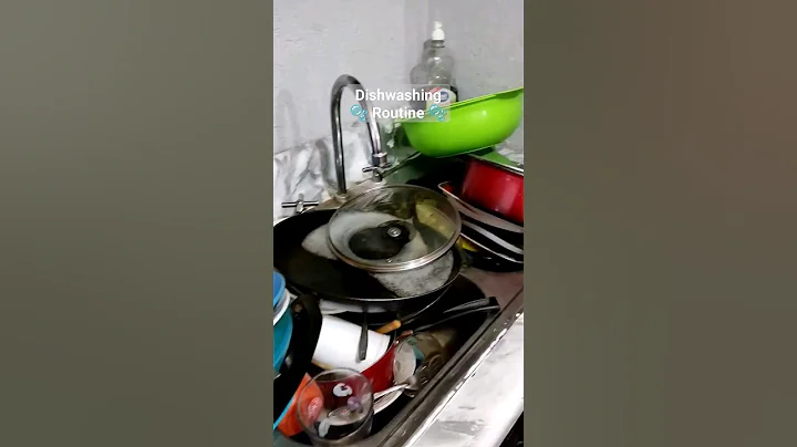 Washing Dishes 🧼🫧 #asmr #cleaningmotivation #dishes #asmrcleaning