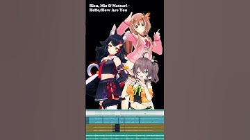 [Trio cover/Shorts] Ayunda Risu, Ookami Mio & Natsuiro Matsuri - Hello/How are you