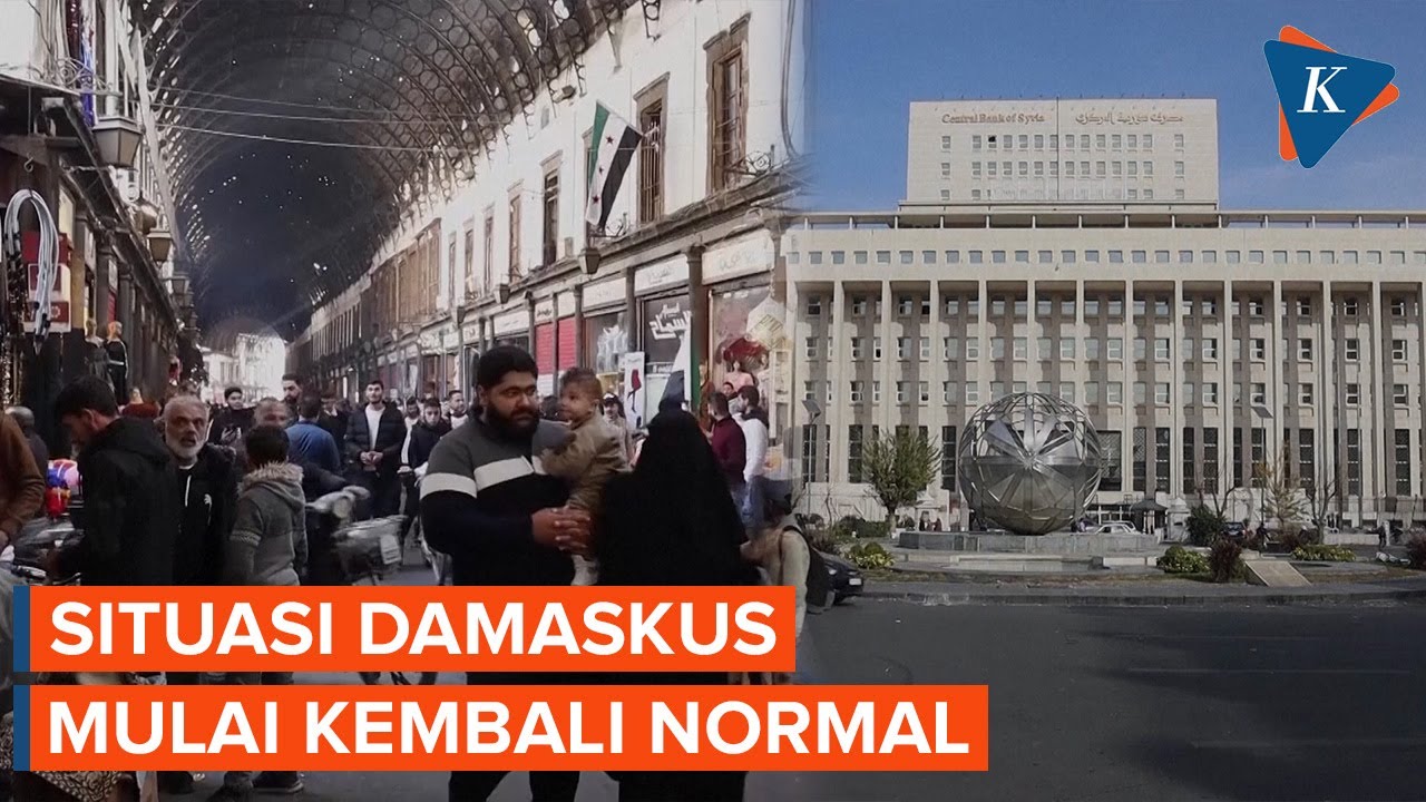 Aktivitas Masyarakat di Damaskus Berangsur Normal Usai Rezim Bashar Al-Assad Tumbang