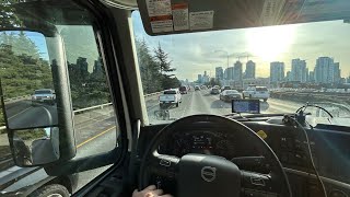 4K Seattle Driving - Truck Driving Relax Video - Washington State, USA