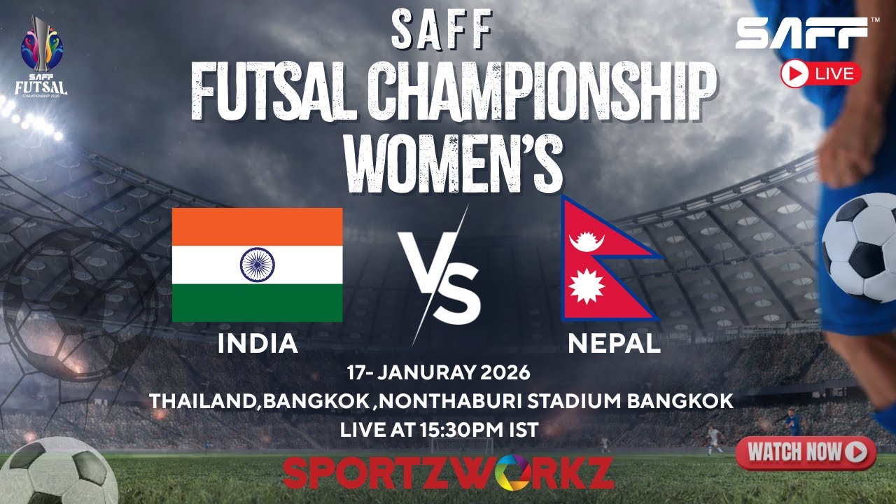 LIVE |SAFF Women’s Futsal Championship 2026 | Day 5 – Match 2 | India vs Nepal