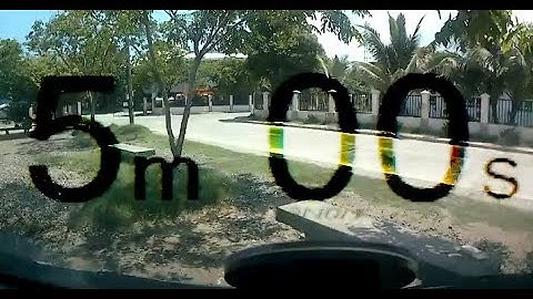 5 Minutes Timer Count Down ( Cebu City Philippines Traffic Time lapse )