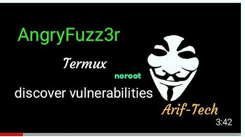 Termux install AngryFuzz3r  Tools for information gathering[noroot]