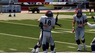 Madden 25 PS4 - Denver Broncos vs Kansas City Chiefs - NFL 2013 Week 13 - 1st Qrt - HD