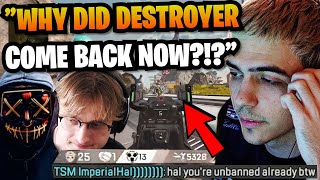 when Destroyer2009 RETURNS to TROLL Mande \& TSM ImperialHal on the LAST day of Season 20!