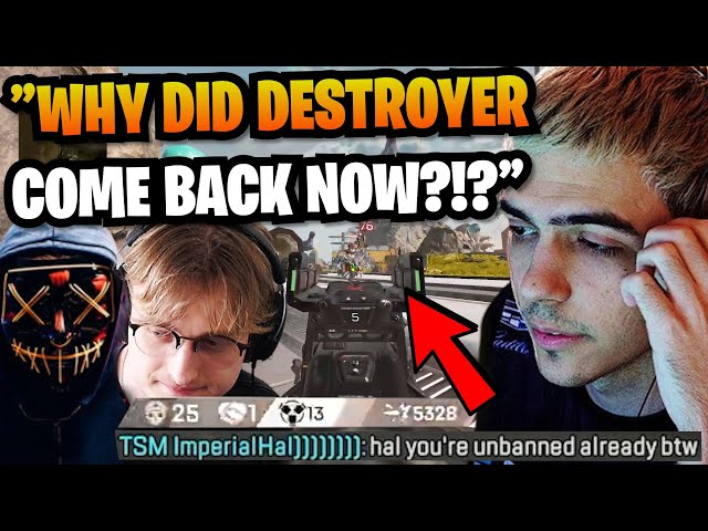 when Destroyer2009 RETURNS to TROLL Mande u0026 TSM ImperialHal on the LAST day of Season 20! class=