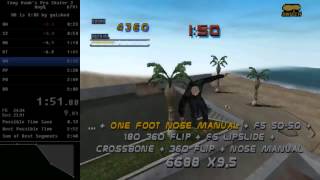 Tony Hawk's Pro Skater 2 PC Any% Speedrun in 2:56