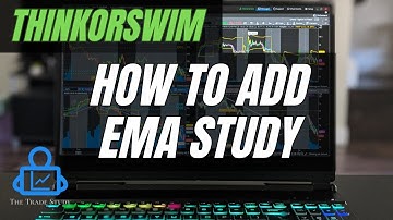 How To Add Exponential Moving Averages in ThinkorSwim