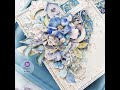 Watercolor floral collection cards by Nadya Drozdova