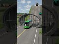 Long Capsule Buses vs Drain Pipe - BeamNG.drive