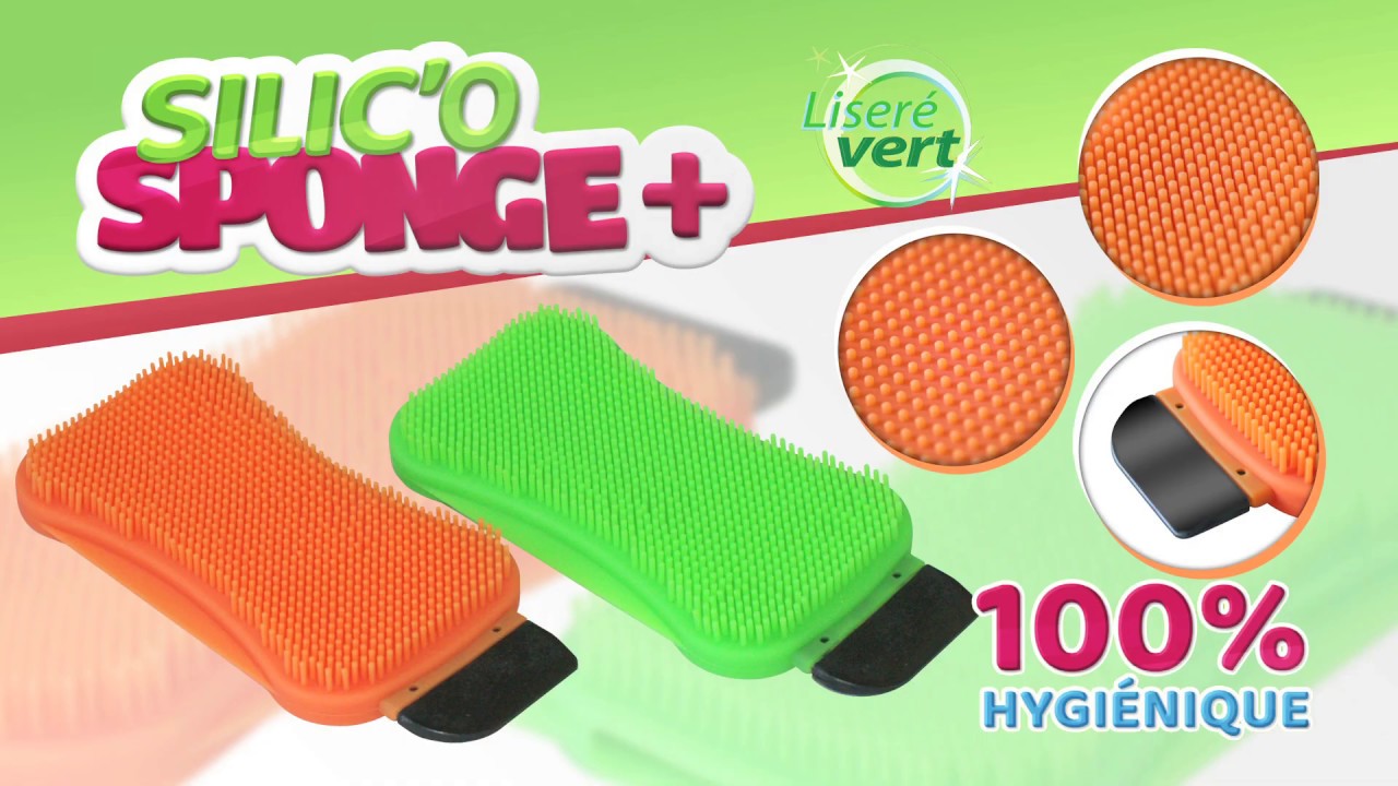 Éponge en silicone avec grattoir 3AS - Cuisine pratique - LIVRES -   - Livres + cadeaux + jeux