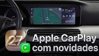 Apple CarPlay está bem melhor no iOS 27!