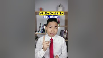 🔴Cách vẽ biểu đồ nhân lực thi công siêu nhanh tự động update trong Excel