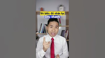 🔴Cách vẽ biểu đồ nhân lực thi công siêu nhanh tự động update trong Excel