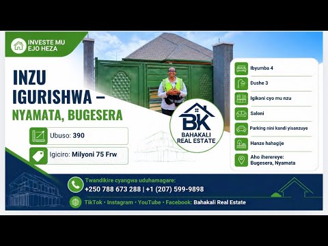 Four-bedroom house for sale in Nyamata