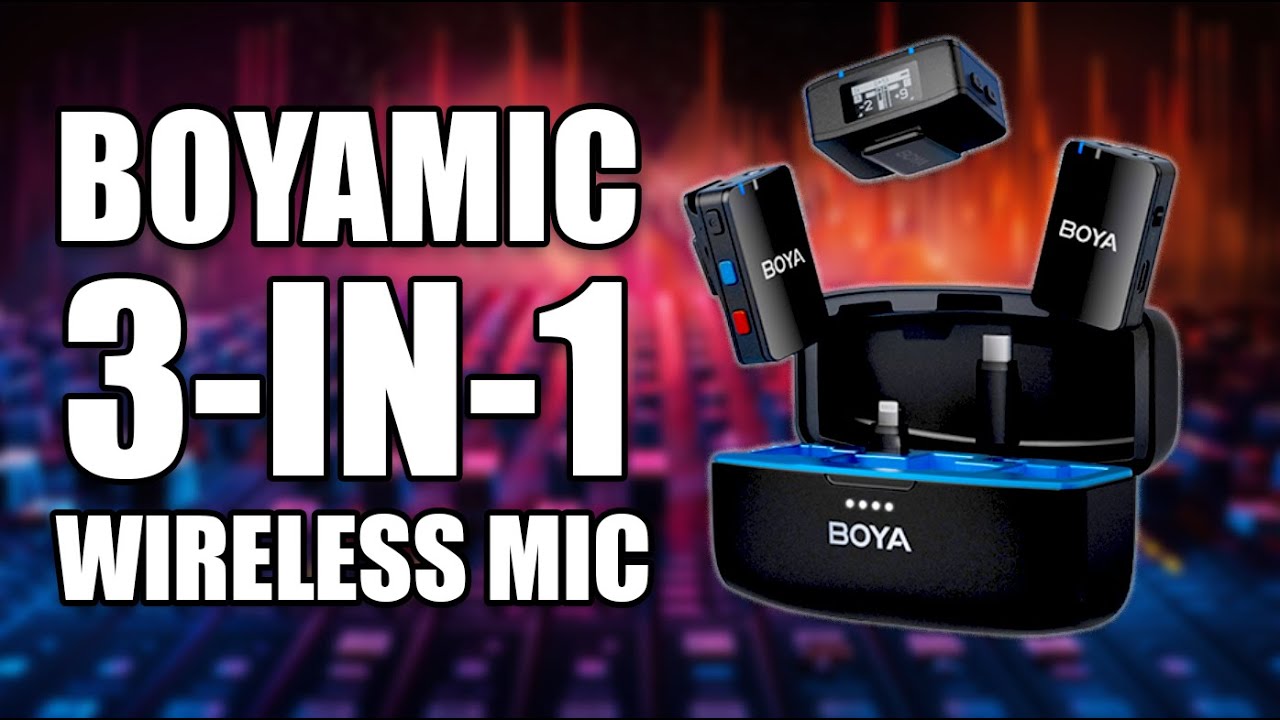 Boyamic 3-in-1 Wireless Microphone: Unboxing & Full Review - YouTube