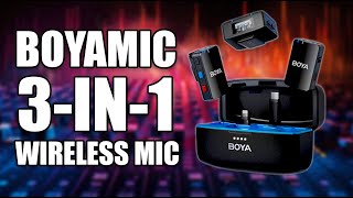 Boyamic 3-in-1 Wireless Microphone: Unboxing & Full Review