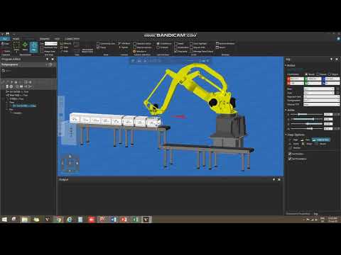 Visual Component 4.1-Robot Pick & Place By signals