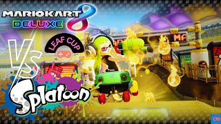 Splatoon Vs Mario Kart 8 Deluxe - Leaf Cup (Inkling Girl Gameplay)